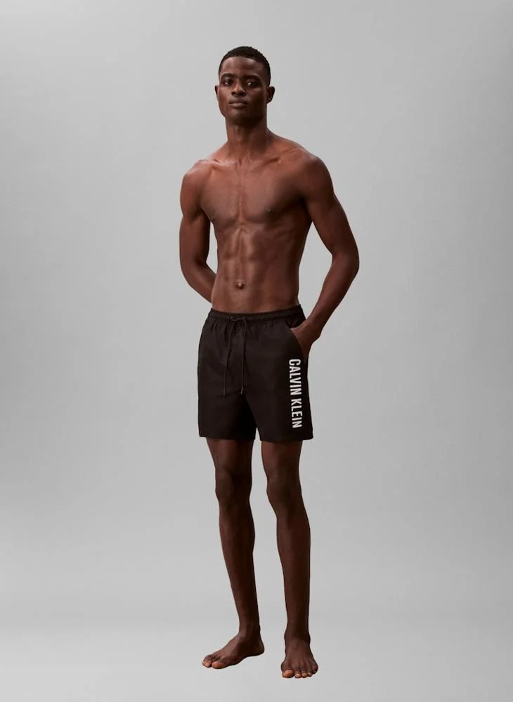CALVIN KLEIN  Medium Drawstring Swim Shorts for Men | Best Price UAE