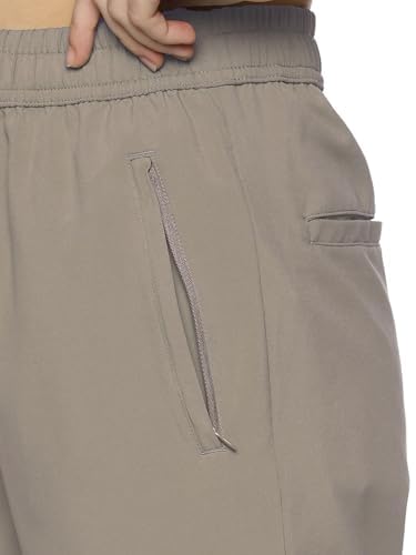 DOMIN8 Women High Rise Regular Track Pants (DOM8-AW-W-WT-04-DB Beige, Small - Image 4