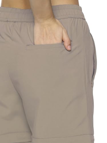 DOMIN8 Women High Rise Regular Track Pants (DOM8-AW-W-WT-04-DB Beige, Small - Image 3