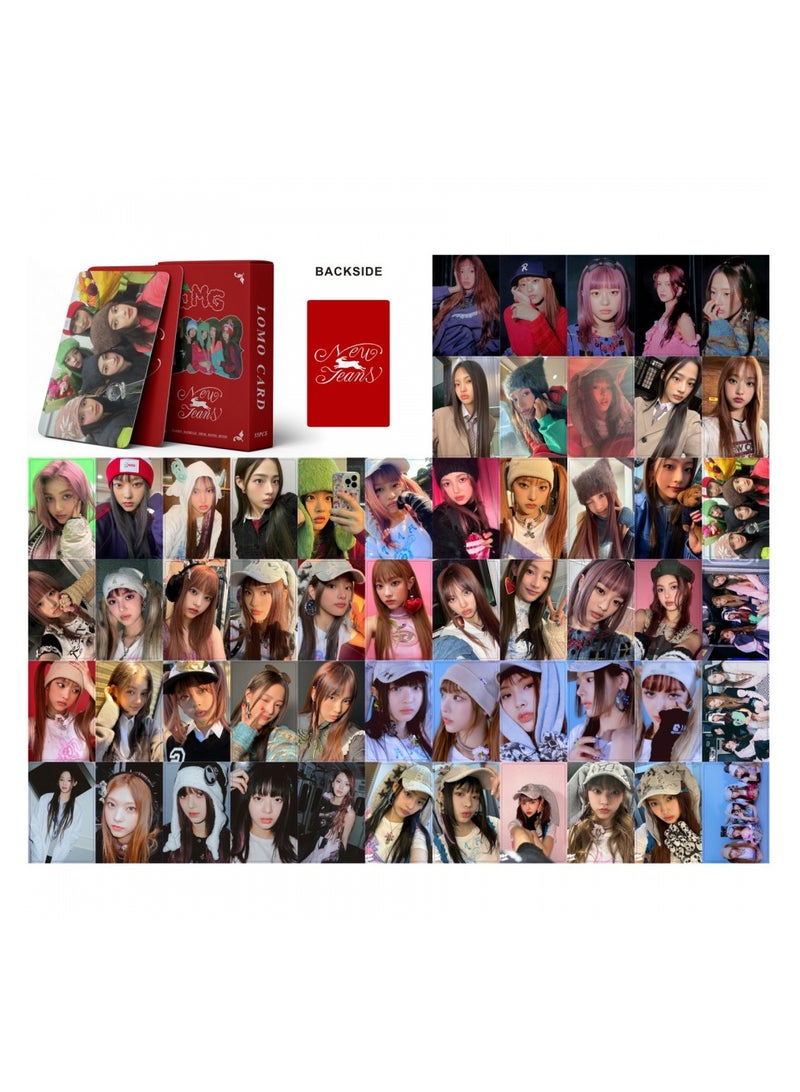 NIBEMINENT 55 Pcs Kpop NJZ OMG Lomo Cards Card For Fans Collection Gifts - Image 1