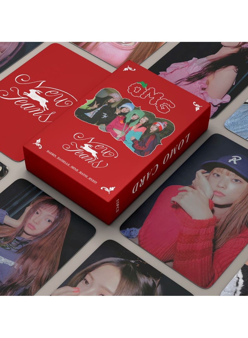NIBEMINENT 55 Pcs Kpop NJZ OMG Lomo Cards Card For Fans Collection Gifts - Image 3