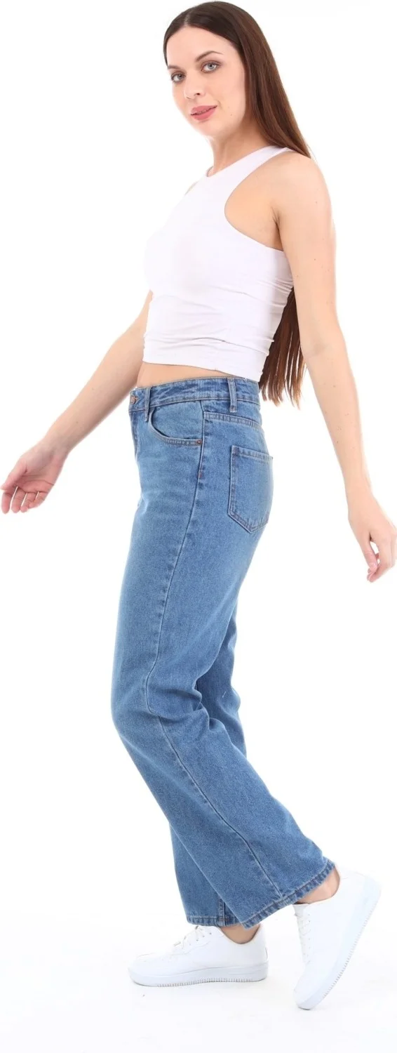 Cedy Denim Women's High Waist Casual Jeans Plus Size Jeans - C602