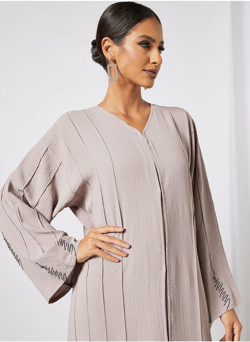ROZA - Abaya Stone Hand Work With Sheilah - Image 1
