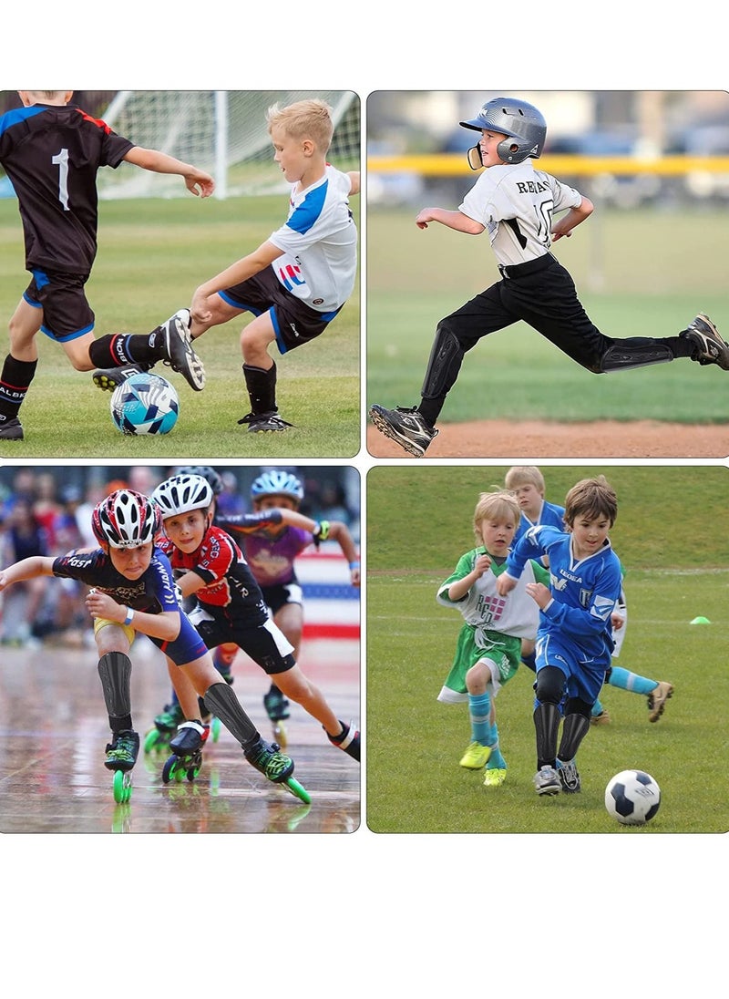 Football Shin Pads for Boys Kids, Non-Slip Shin Guards with Ankle Protection Footballs Training Equipment for Girls Youth Toddler Children - pzsku/Z93B9D7B304559095F112Z/45/_/1668590615/de6ba1ba-89cd-4d17-8757-3f83f412d6e2