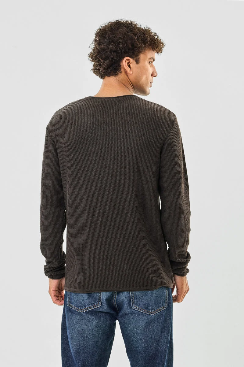 SNITCH سترة بأكمام طويلة بتصميم منظم