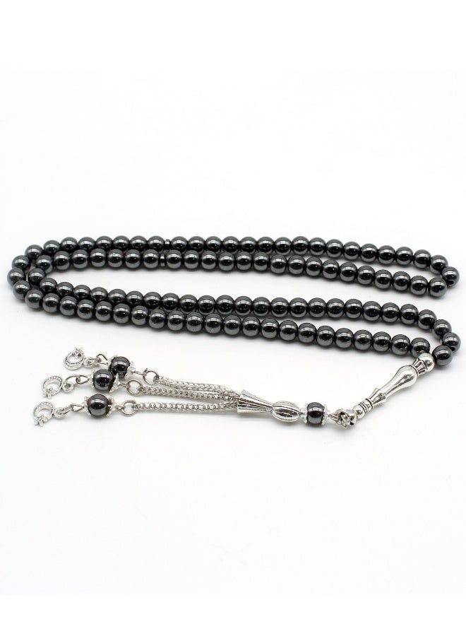 NIBEMINENT Obsidian Rosary 99 Beads 6mm - Image 1