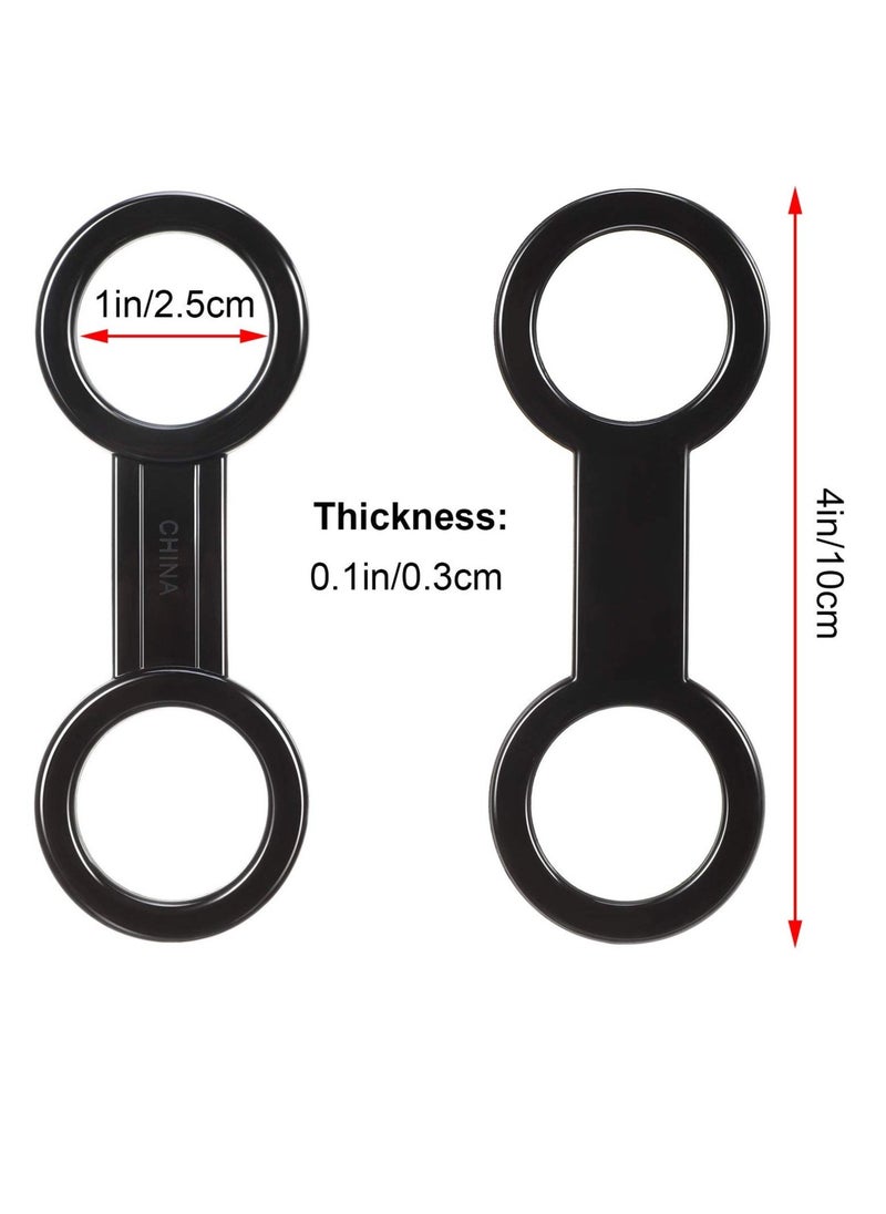 Excefore Silicone Snorkel Strap Keeper, Dive Lock Kit, 12 Pcs Dive Universal Plastic Clip, Snorkel Mask Strap Keeper Tube Holder, Attachment Gear Spare Part Accessories - Image 2