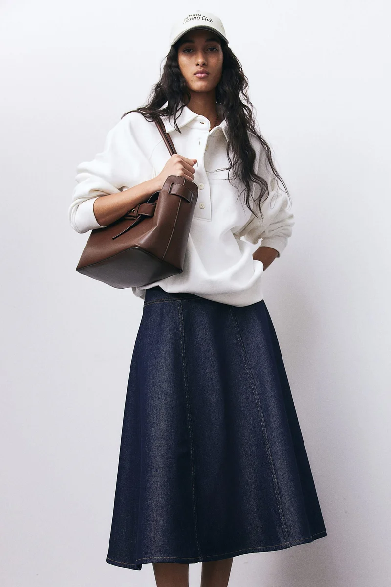 H&M Embroidered-motif twill cap