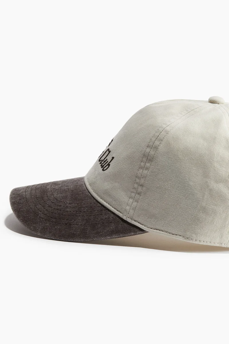 H&M Embroidered-motif twill cap