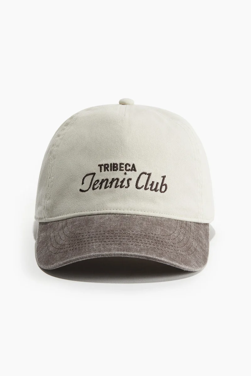 H&M Embroidered-motif twill cap