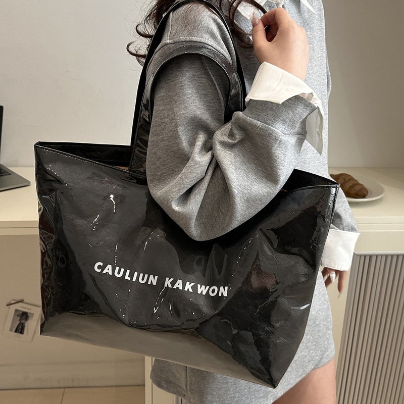 Large Capacity PVC Tote Bag for Women - Image 4