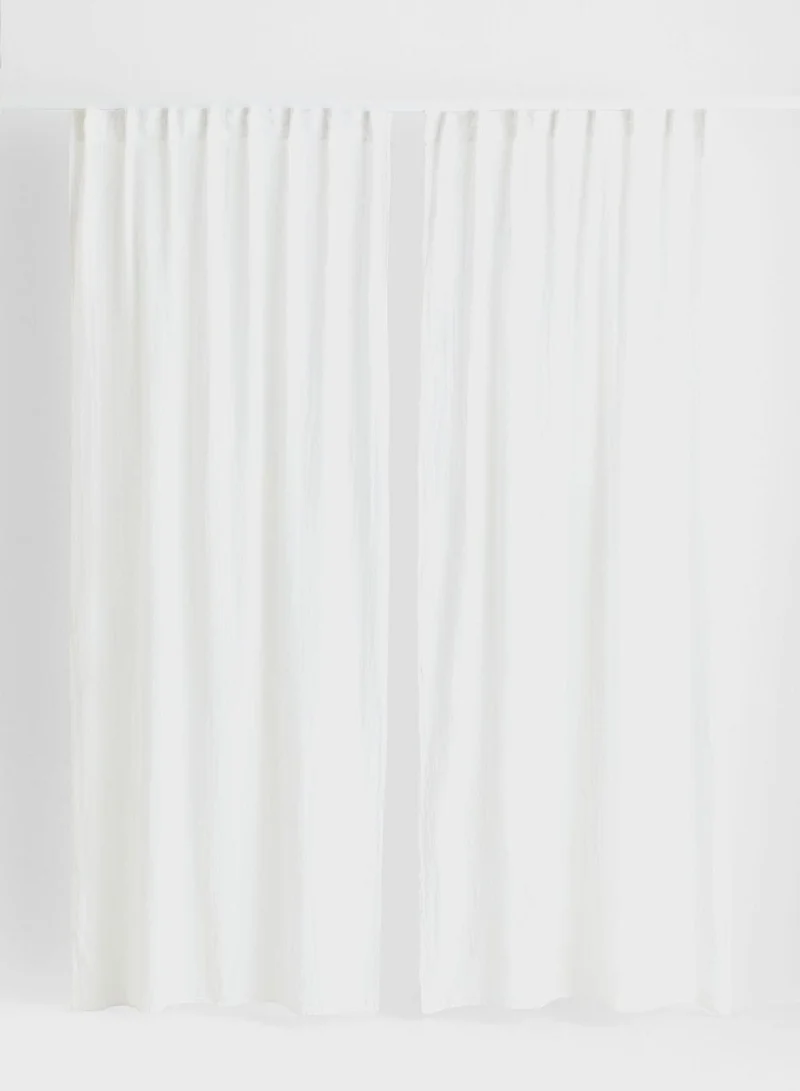 H&M 2-Pack Multiway Linen-Blend Curtains 120X250