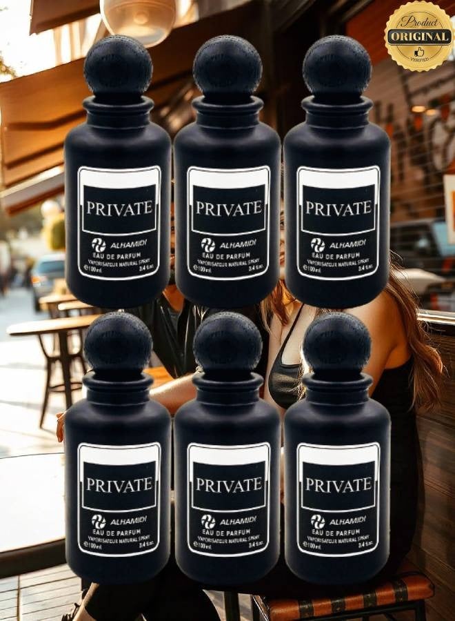 الحميدي 6 قطع عطر برايفت 100 مل - Image 1