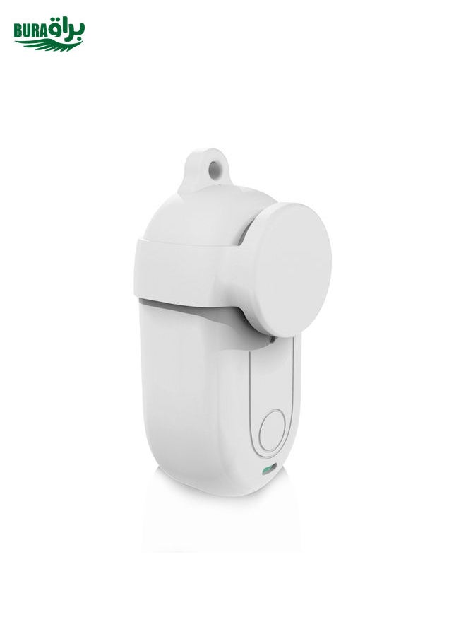 BURAQ For Insta360 GO 3 PULUZ Camera Silicone Case with Lens  Cover (White)  - Image 1