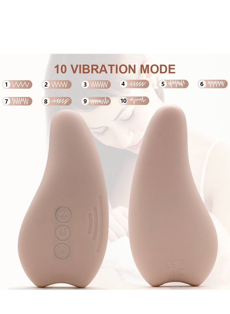 2-In-1 Warming Lactation Massager, Soft Breast Massager for Breastfeeding, Heat And Vibration Adjustable For Clogged Ducts, Improve Milk Flow - Image 5