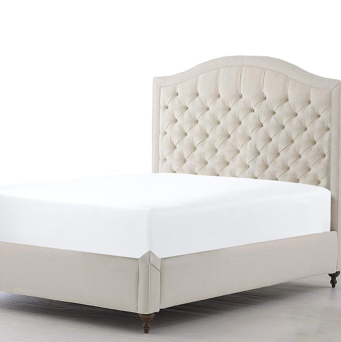 300 THREAD COUNT 100 EGYPTIAN COTTON FITTED SHEETS SUPER KING WHITE