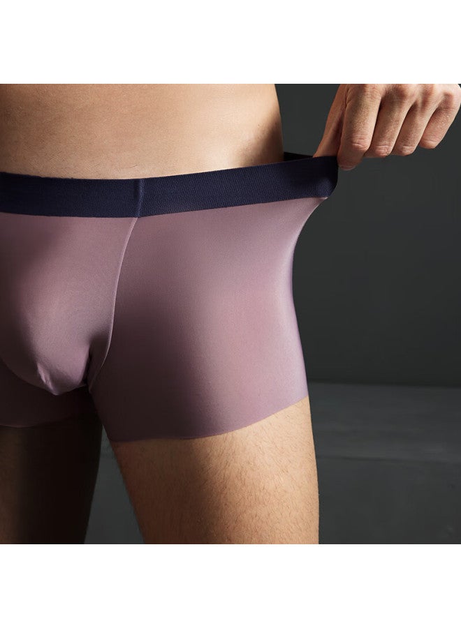 mybody Mybody Men's Underwear 3-pack Ice Silk Cooling Boxer Briefs, Charcoal Gray + Ice Blue + Mint Green, Size L  - Image 2