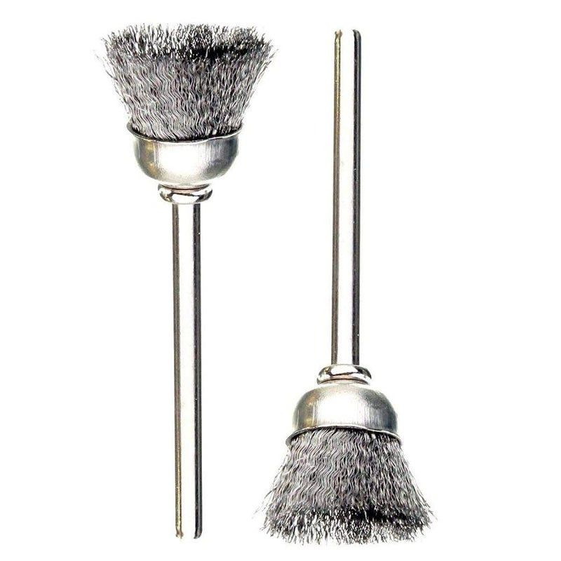 DIY Crafts Diy Crafts 11666 11617 Brass Steel Wire Brush Polishing Wheels Kit for Dremel Rotary Tools, Multicolor, 36 Piece  - Image 4