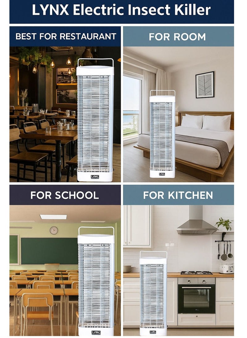 LYNX Electric Insect Killer Mosquito Trap UV Light Fly Bug Zapper Lamp 40W for Home, Kitchen, Office, Restaurant, Hotel – Non-Toxic, Odorless, Indoor Insect Control, 50m² Coverage – Model LY-IK-2065 - Image 4