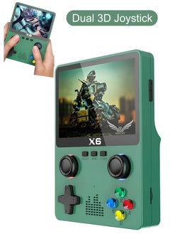 X6 Handheld Game Console 3.5 inch HD Dual Joystick GBA 11 Emulators