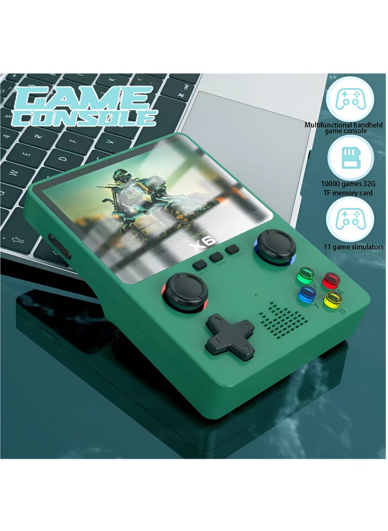 BORTONY - X6 Handheld Game Console 3.5 inch HD Dual Joystick GBA 11 Emulators - Image 1