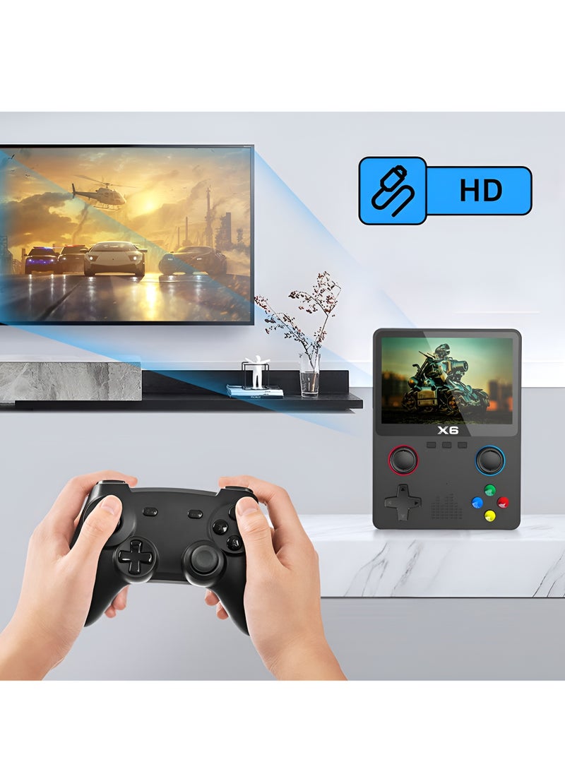 BORTONY - X6 Handheld Game Console 3.5 inch HD Dual Joystick GBA 11 Emulators - Image 1