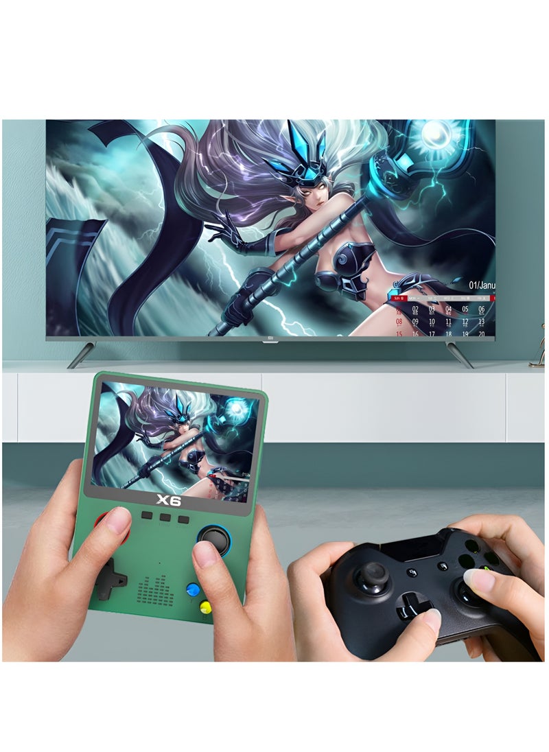 BORTONY - X6 Handheld Game Console 3.5 inch HD Dual Joystick GBA 11 Emulators - Image 1