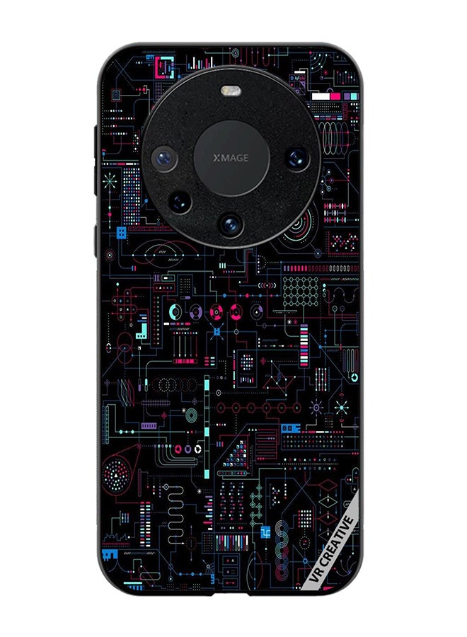 VR CREATIVE Protective Case Cover For Huawei Mate 60 Circuit Board Design Multicolour - Image 1