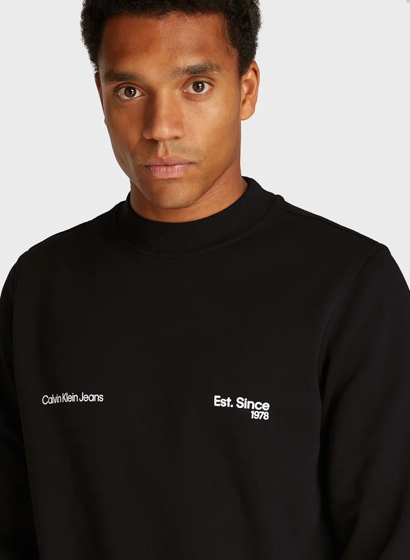 Calvin Klein Jeans CALVIN KLEIN 1978 CREW NECK