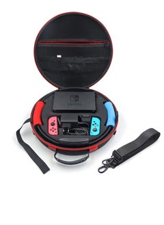 Carrying Case for Nintendo Switch Ring Fit Adventure, Ring-Con Handbag with Game Card Slots Shockproof Storage Bag AC Adapter Storage for Switch Console Controller Dock AC Adapter Switch Accessories