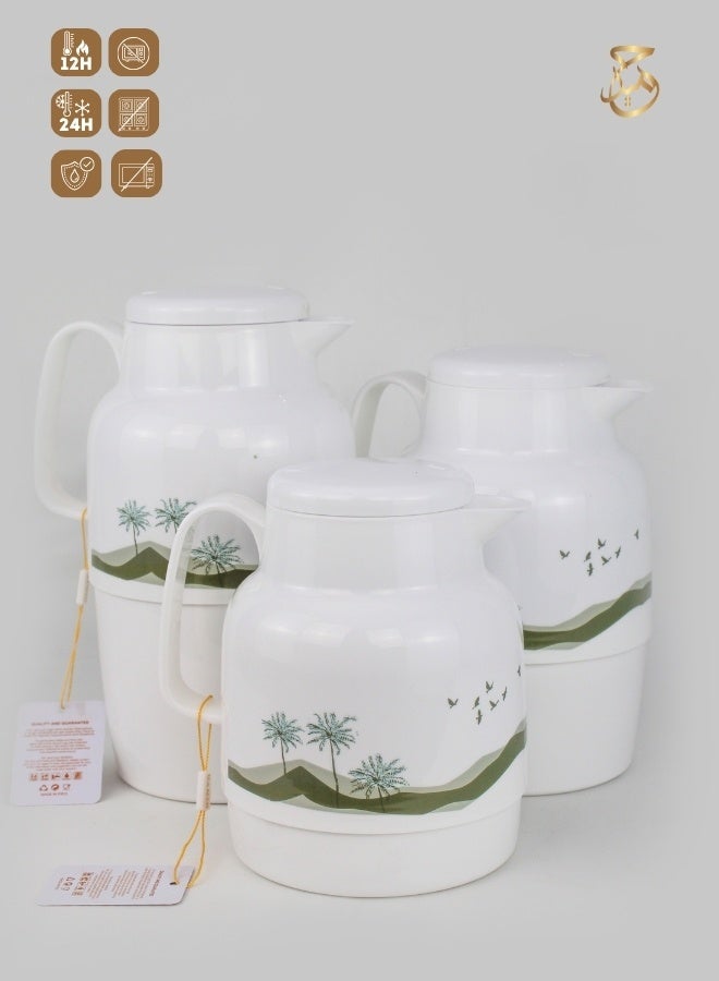 Red Home Vacuum Flask Set 2000ml,1500ml, 1000ml,GW  - Image 1