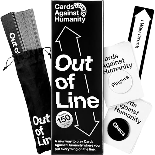Cards Against Humanity Out of Line A New Twist on The Classic Adult Party Game New Expansion Plus a Whole New Way to Play Where You Rank Cards on Spectrums - Image 1