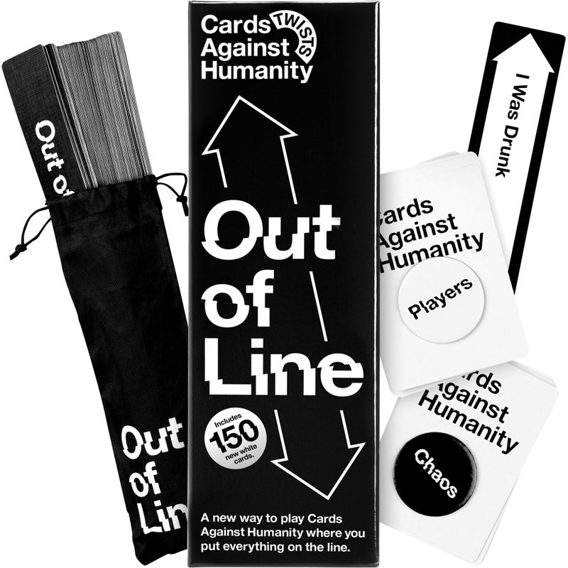 Cards Against Humanity Out of Line A New Twist on The Classic Adult Party Game New Expansion Plus a Whole New Way to Play Where You Rank Cards on Spectrums - Image 4