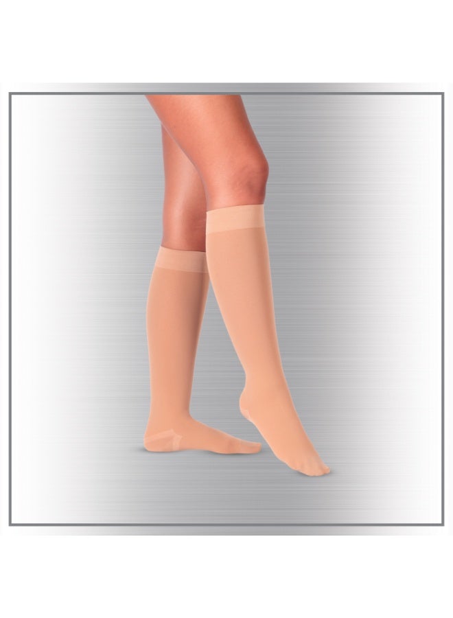 Varisocks Medical Compression Socks Below Knee – Beige – CCL 2 (22–34 mmHg) – Closed Toe – Foot, Ankle & Calf Support – Sizes S–XXL – Unisex