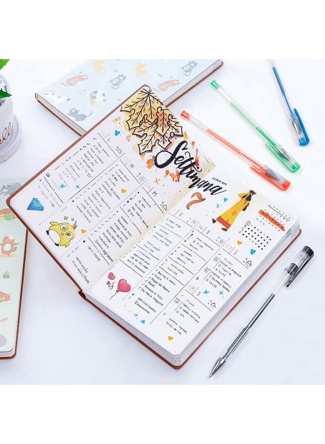 Lineon 108 Colors Gel Pens Set, Gel Pens For Adult Coloring Books Journals Drawing Doodling Art Markers - Image 4