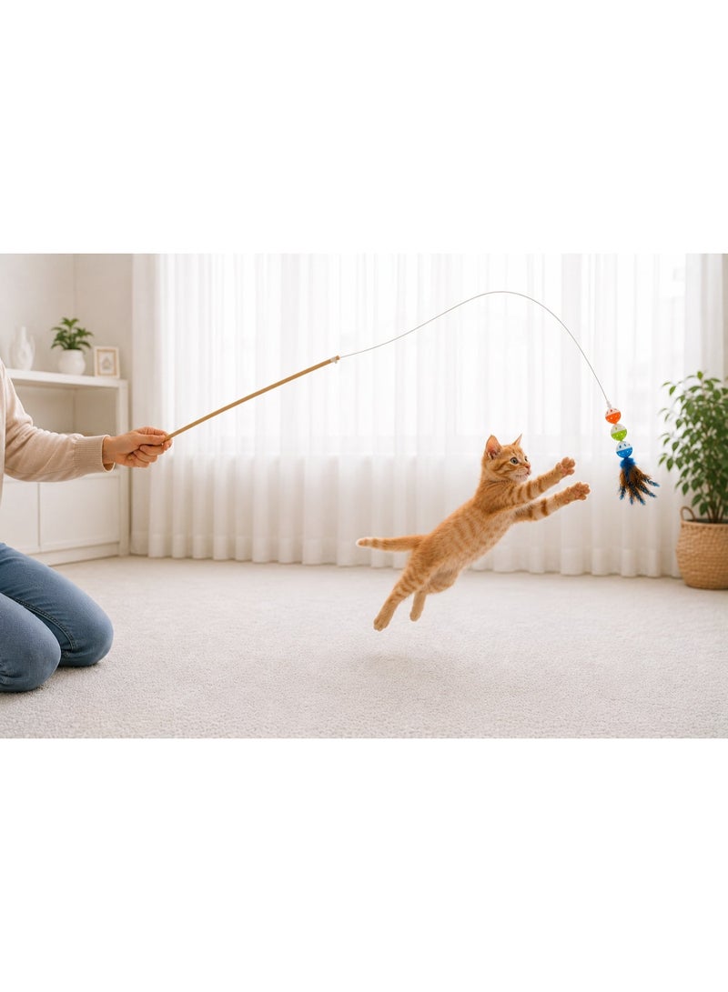 1piece Interactive Cat Teaser Wand Toy - Image 2