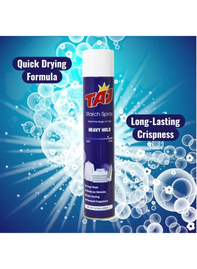 Laundry Starch Spray 2 x 500ml | Premium Fabric Starch for Crisp Ironing | Wrinkle-Free Finish | Easy Spray Application | Gentle & Eco-Friendly Formula - Image 2