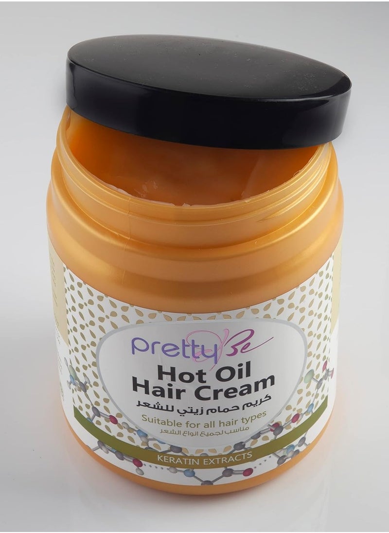 Pretty Be Hot Oil Hair Cream With Keratin Extracts 1000 ML  - Image 4