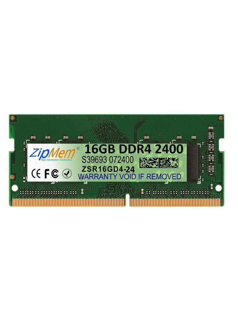 Generic 16GB DDR4 2400MHz Laptop/Notebook RAM (Memory) CL-17 |1Rx8 Single Rank| SO-DIMM | PC4-19200,|Computer RAM Memory Module Upgrade  - Image 1