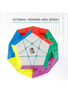 Coogam Coogam Qiyi Megaminx Cube Sculpted Stickerless 3x3 Pentagonal Dodecahedron Speed Cube Puzzle Toy (Qiheng S Version)  - Image 3