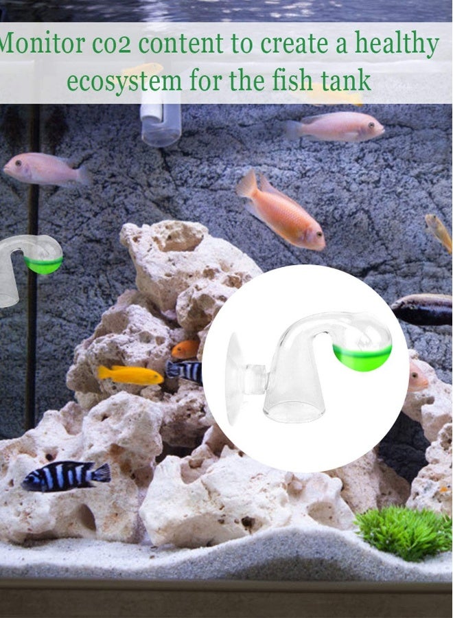 2 Pack CO2 Drop Checker, Aquarium CO2 Tester Monitor CO2 Glass Drop Checker Aquarium CO2 Detector for Planted Fish Tank - Image 2