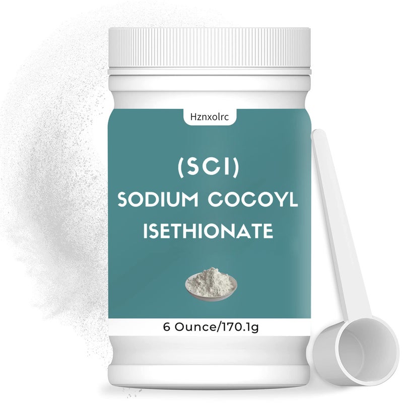 6 oz Sodium Cocoyl Isethionate Premium Sodium Cocoyl Isethionate SCI Powder Amazing Bubbles Gentle on Skin Biodegradable Suitable for Making Bath Bombs Bath Truffles and More