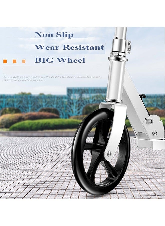 Topleo سكوتر للكبار والمراهقين مع ارتفاع قابل للتعديل ونظام تعليق مزدوج وحزام كتف وعجلات كبيرة 8 بوصات سكوتر بركوب سلس سكوتر تنقل أفضل هدية للأطفال من عمر 10 سنوات وما فوق - Image 5