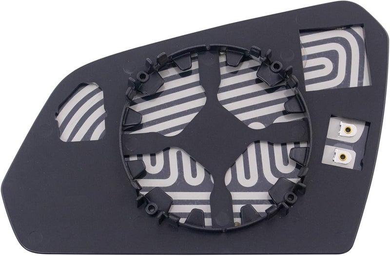 TRQ Passenger Side Mirror Glass Heated Snap-On Compatible with 2015-2019 Hyundai Sonata HY1325104 - Image 5