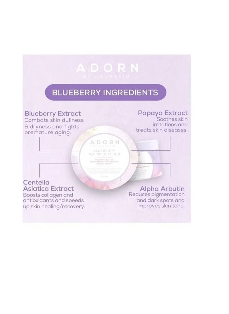 Adorn - Blueberry Whipped Scrub 250ml - Image 1