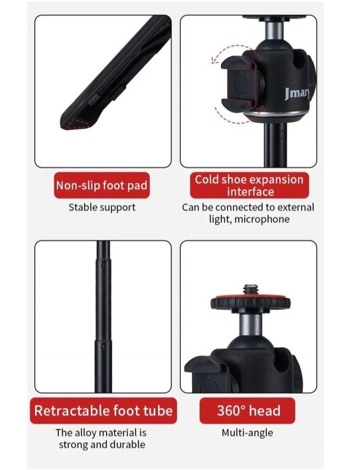Jmary - The Jmary MT-29 Portable Mini Tripod is a lightweight and compact tripod that is perfect for a variety of photography and videography applications. - Image 1