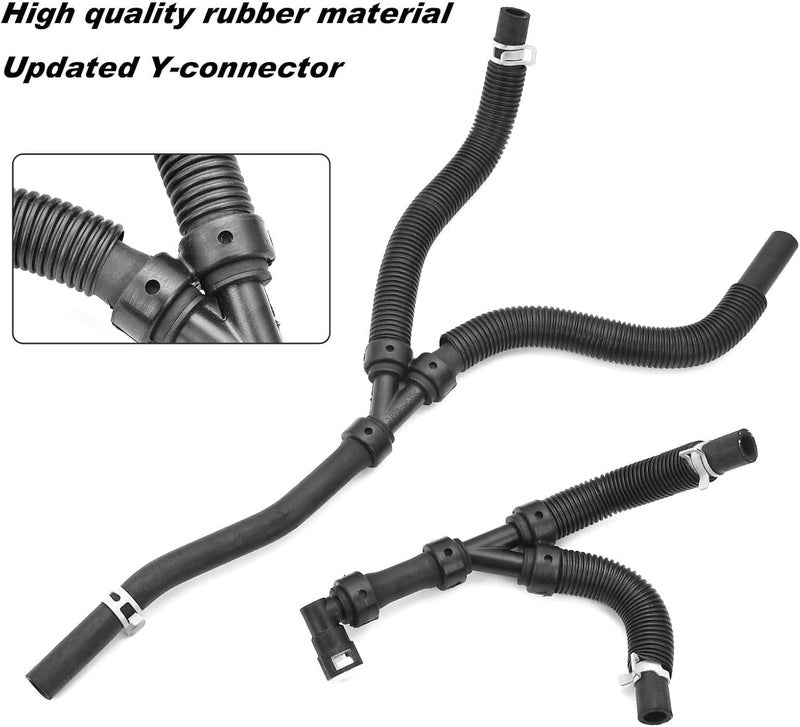 iKer HVAC Heater Hose Assembly for Chrysler Town & Country and Dodge Grand Caravan - Image 2