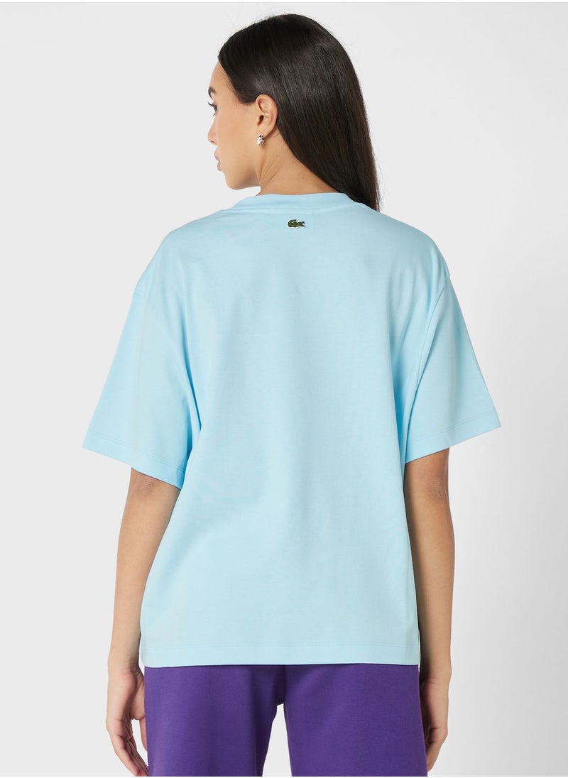 LACOSTE - Logo Crew Neck T-Shirt - Image 1