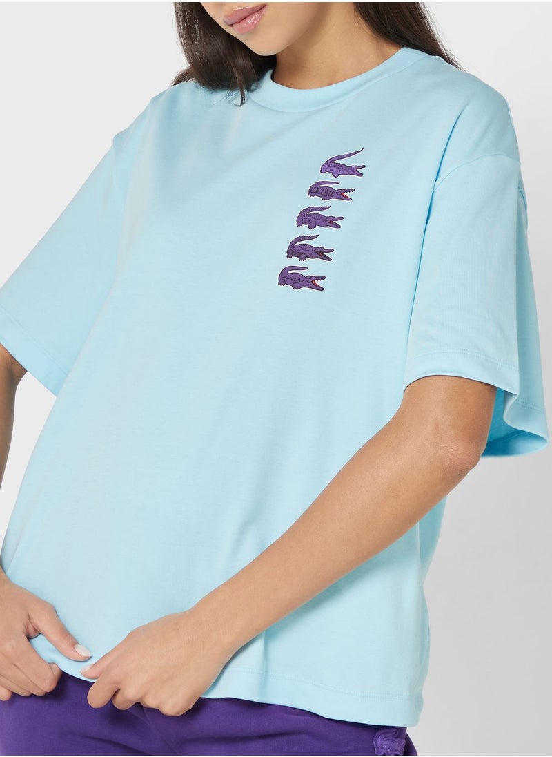 LACOSTE - Logo Crew Neck T-Shirt - Image 1