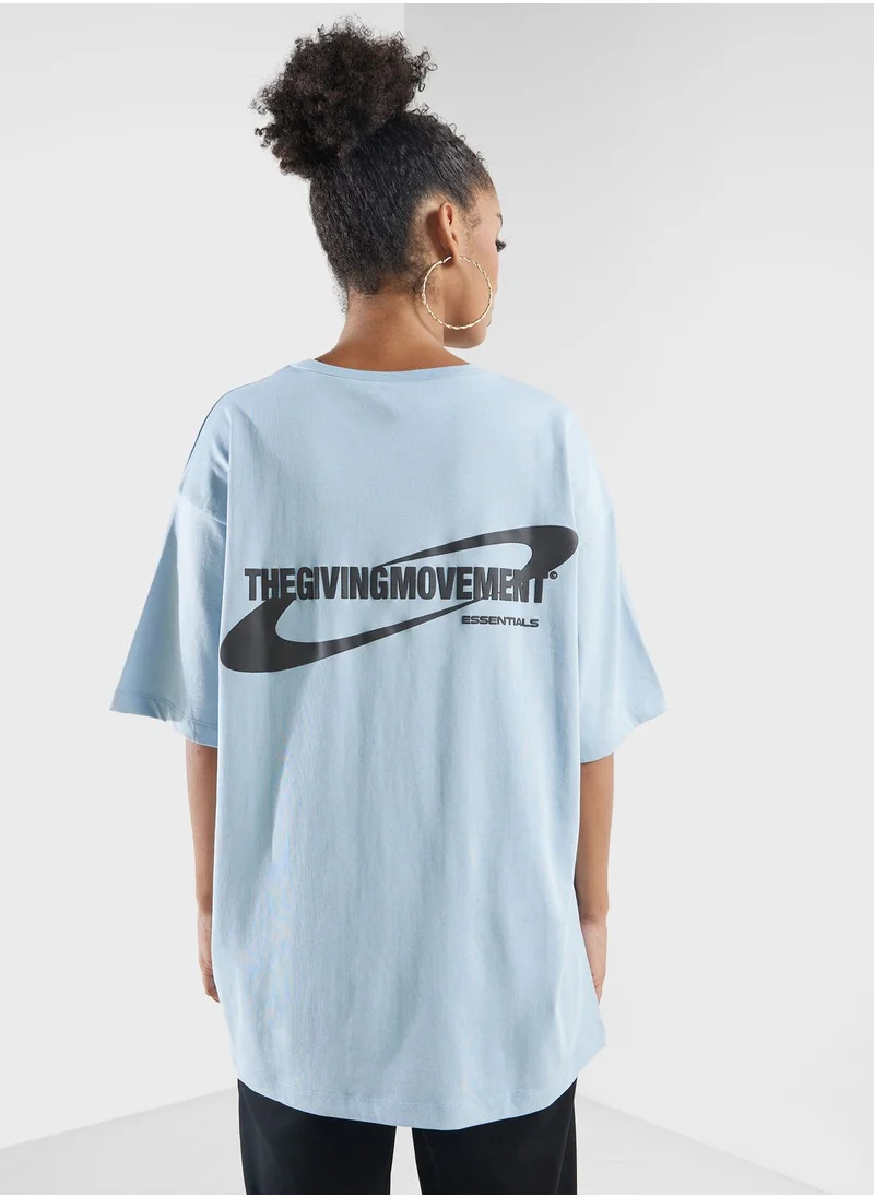 The Giving Movement Relaxed Printed T-Shirt